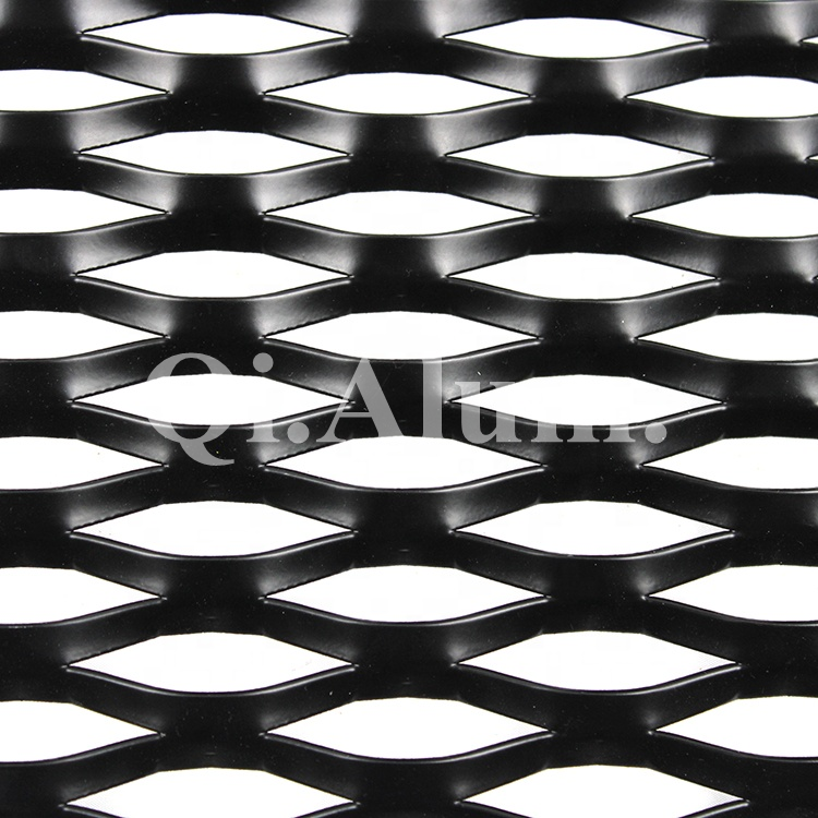 Metal Cladding Hexagonal Aluminum Expanded Hexagon Hole Mesh Expanded Aluminum Metal Mesh Facade ...