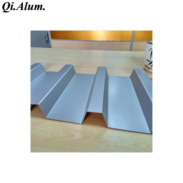 AA3003 corrugated sheet aluminium metal powder coated for facade out wall
