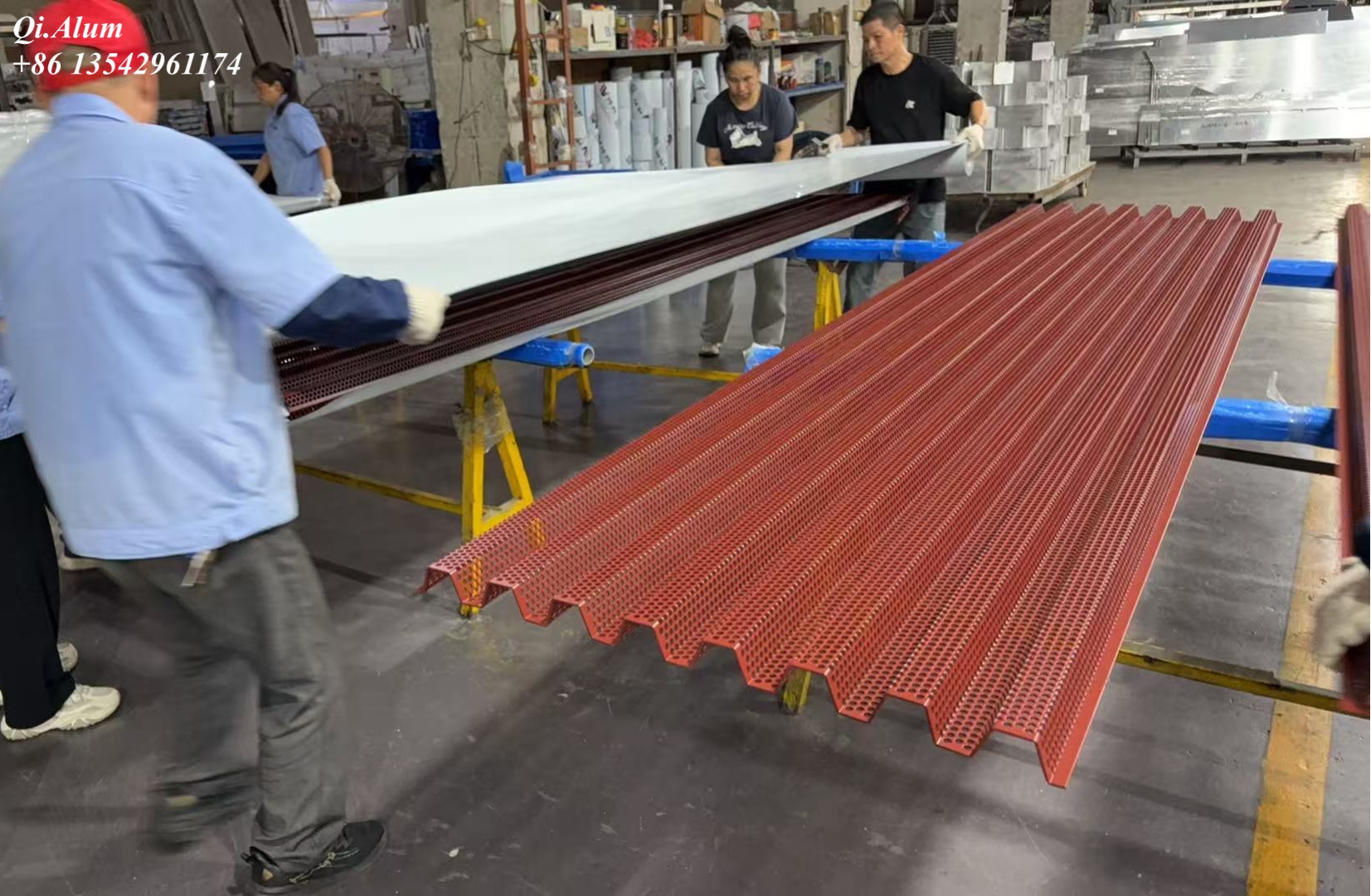 Wholesale red perforated aluminum decorative screens from factory